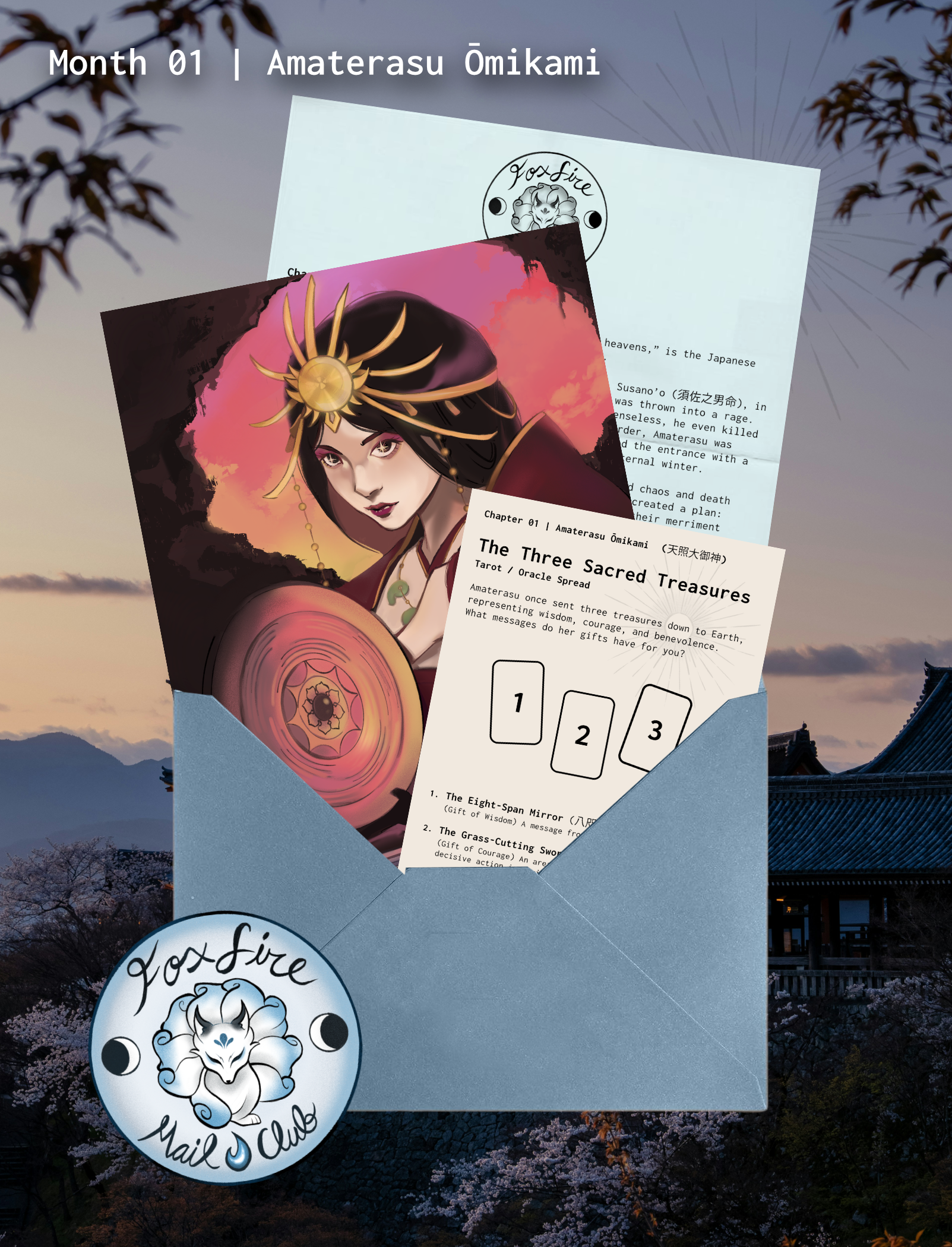 (PAST EDITION) Foxfire Mail Club Chapter 01 | Amaterasu